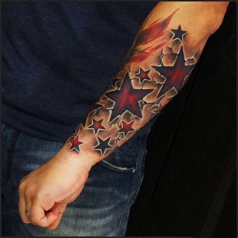 For a dramatic touch, the tattoo artist uses a black shading technique to give some depth to the tattoo. 80 Star Tattoo ⭐ Designs with Meaning | 3D & Nautical Star ...
