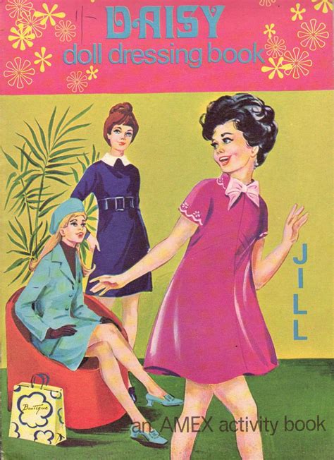 Jill From The Daisy Series 1969 Paper Dolls Book Happy Memories Cover