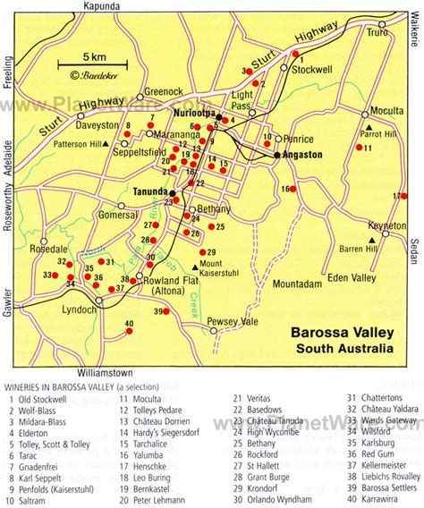 Top Rated Tourist Attractions In The Barossa Valley Planetware