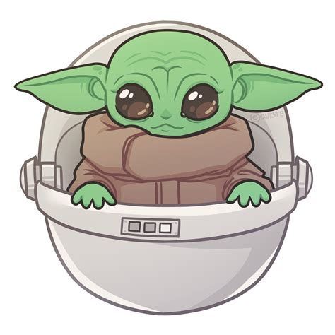Baby Yoda Sticker Cute Baby Yoda Drawing Emoji Star Wars Emoji Yoda