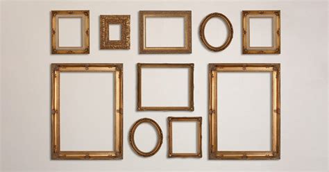 Gold On Cream Gallery Wall And Frames
