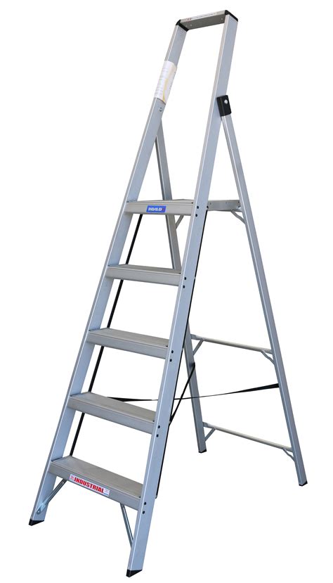 Slim Line Platform Ladder 8/5 (5ft / 1.5M Platform) - Ladders4u
