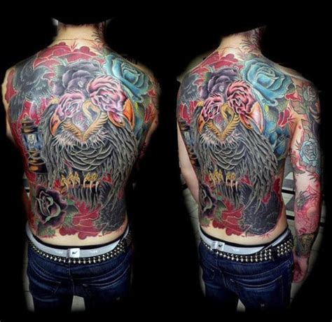Vultures are very fiercely protective when it comes to their young ones. 70 Vulture Tattoo Designs For Men - Scavenging Bird Ink Ideas