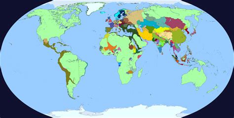 Map Of The World In 1400 By Rehnuspater On Deviantart