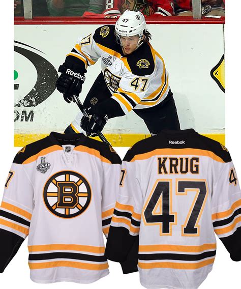 Lot Detail Torey Krugs 2012 13 Boston Bruins Game Worn Stanley Cup