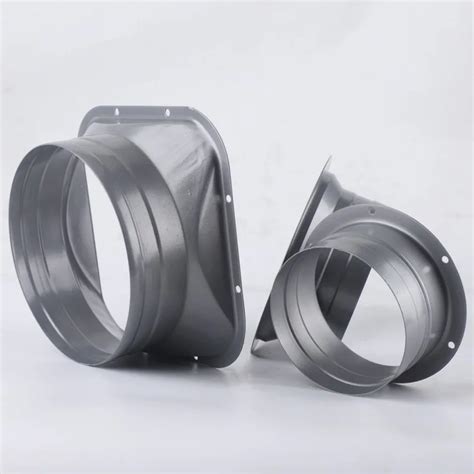 Round Galvanized Air Duct Fitting Flange For Duct Connection System
