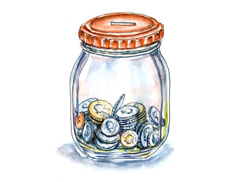 Coins In A Jar Doodlewash®