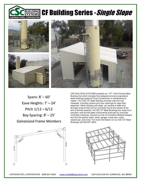 Single Slope Csc Building Systems