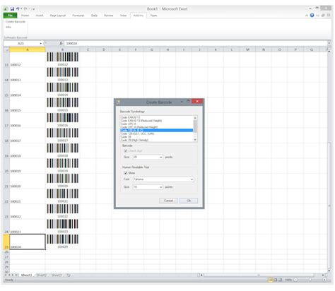 Complemento Excel De Codigos De Barras Crear Codigos De Barras En Excel