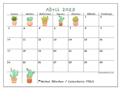 Calendario Abril De 2023 Para Imprimir “772ld” Michel Zbinden Co