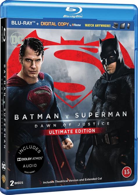 Batman Vs Superman Dawn Of Justice Ultimate Edition Blu Ray Film Dvdoo Dk