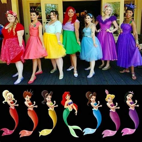 daughter s of triton little mermaid ariel sisters dapper disneybound by dolewhipdame on