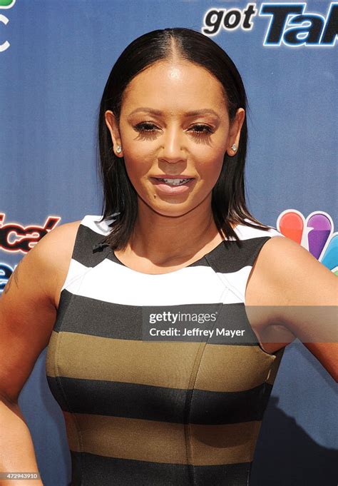 Tv Personalitysinger Mel B Arrives At The Americas Got Talent News Photo Getty Images