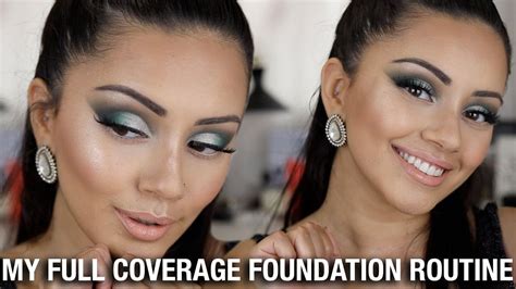 My Full Coverage Foundation Highlight Contour Routine Youtube