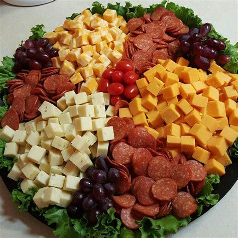 Cheese And Pepperoni Platter Food Platters Cheese And Cracker