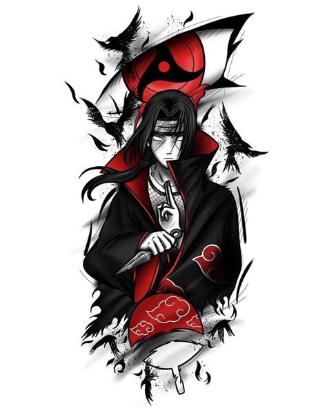 Pin By Gobi Go On аватарки без рекламы Naruto Painting Itachi Uchiha