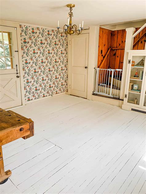 Painting Hardwood Floors White Diy White Wood Floors Frenchie Farm