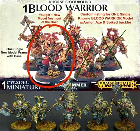 1 Khorne Blood Warriorchaos Daemonsgames Workshop Warhammer 40kage