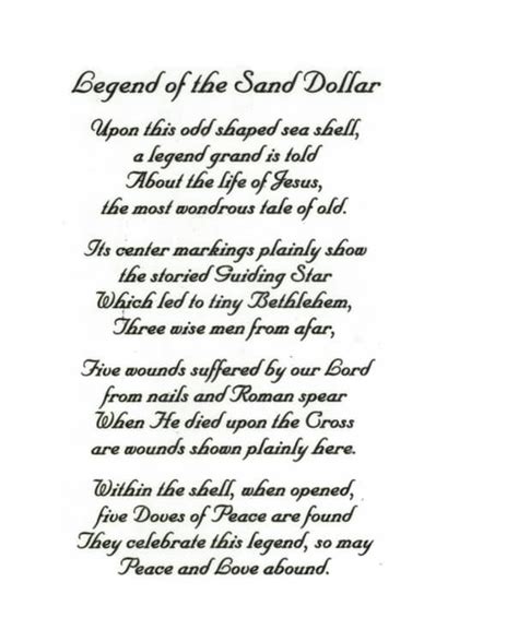 Ref533 Legend Of The Sand Dollar