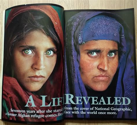 Sharbat Gula Afghan Girl Made Famous By National Geographic Lesser Known 2002 Reunited Issue