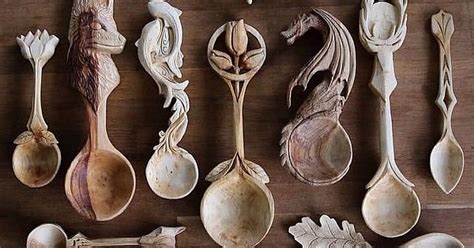 Hand Carved Wooden Spoons Imgur