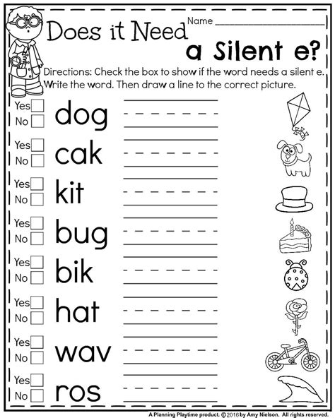 Printable Activities For 1st Graders