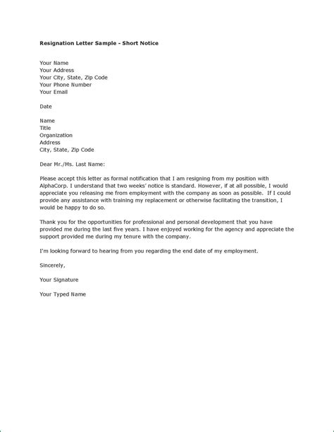 14 Professional Resignation Letter Examples Pdf Examples