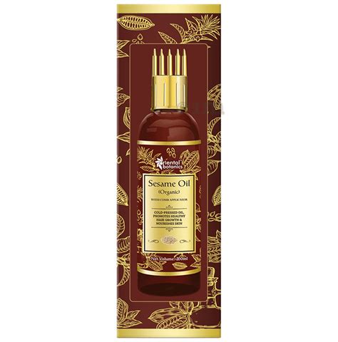 Oriental Botanics Sesame Oil Organic With Comb Applicator Buy Bottle