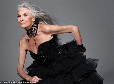 83 Year Old British Modelgrowing Old Gracefully Daphne Selfe