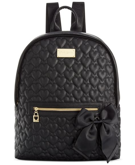 Betsey Johnson Macys Exclusive Quilted Backpack In Black Lyst