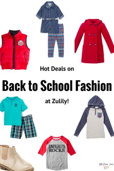 Hot Deals On Back To School Fashion At Zulily Little Mama Jama