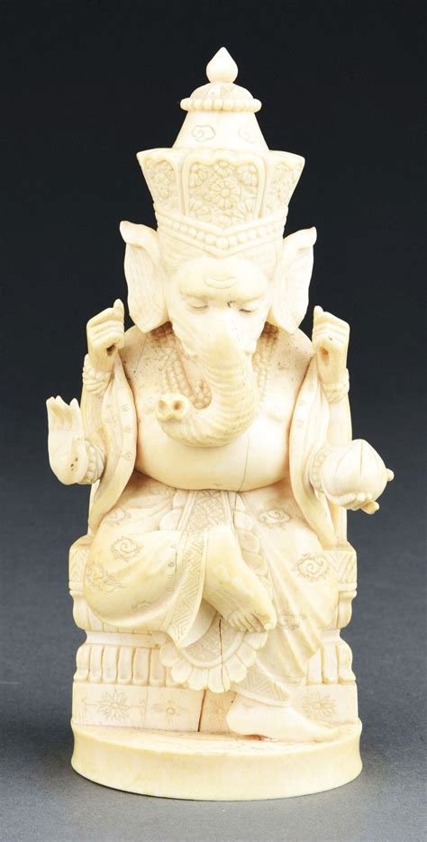 Sold Price Oriental Ivory Ganesha Statue December 3 0121 900 Am Est