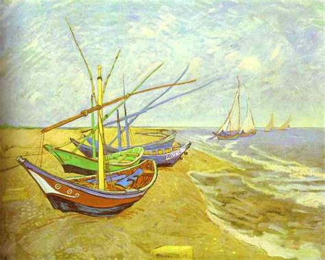 Vincent Van Gogh Art Gallery Vincent Van Gogh Art Fishing Boats On