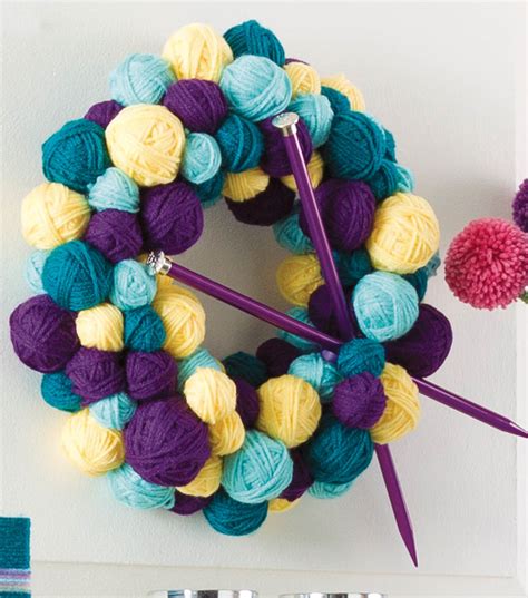 Wreath Of Yarn Balls Joann