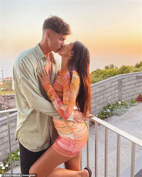 Too Hot To Handles Cam Holmes Shares Loved Up Photos As He Kisses