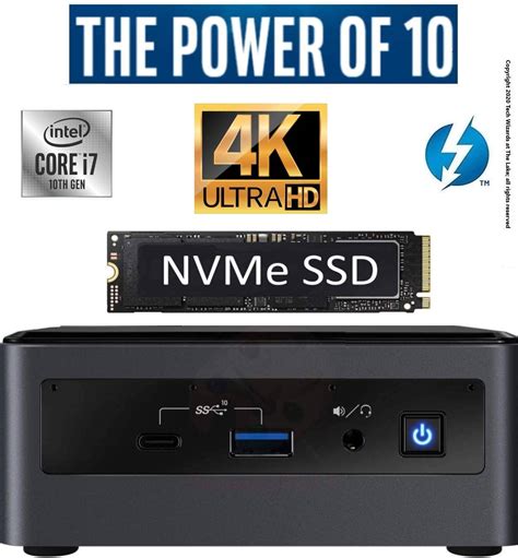 Intel Nuc Nuc10i7fnh Mini Pc 10th Gen Intel 6 Core I7 10710u Up To 4