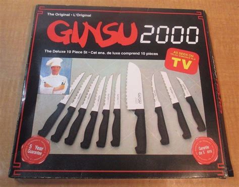 The Original Ginsu 2000 Knives As Seen On Tv Deluxe 10 Pc Set In