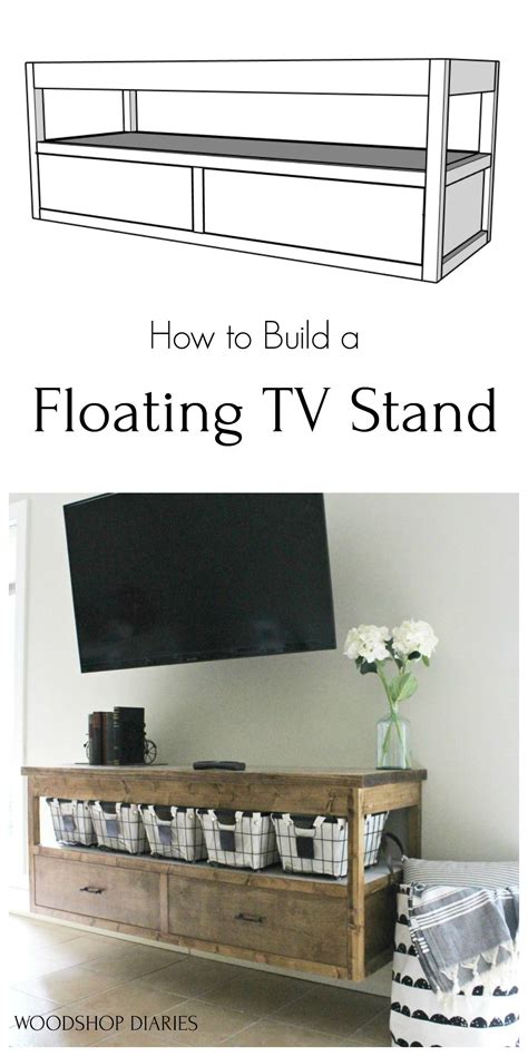 How To Build A Diy Modern Floating Vanity Or Tv Console Artofit