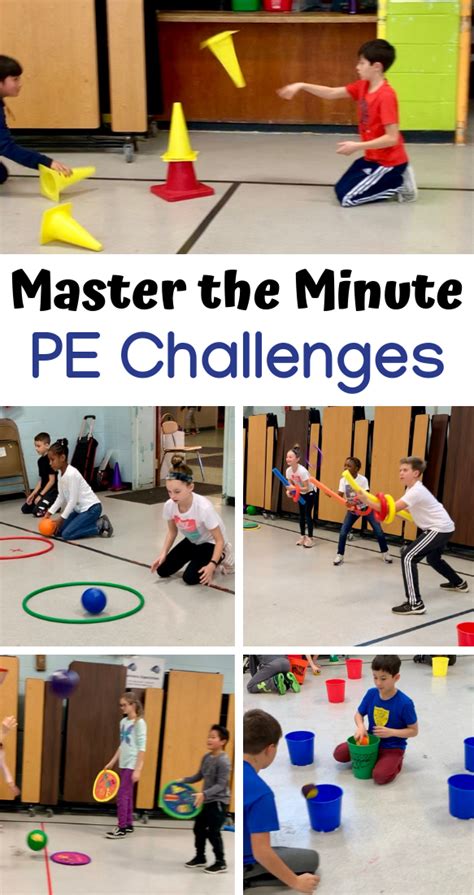 master the minute challenges for physed sands blog physical education lessons gym games for