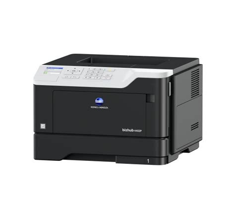 Device drivers, such as those created specifically by konica minolta for the bizhub, facilitate clear communication between the multifunction printer and the operating system. Konica Minolta bizhub 4402P Mono Printer Copier