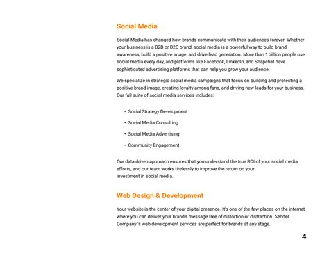 Digital Marketing Proposal Template Proposals