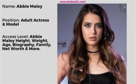 Abbie Maley Onlyfans Wiki Age Height Net Worth And More