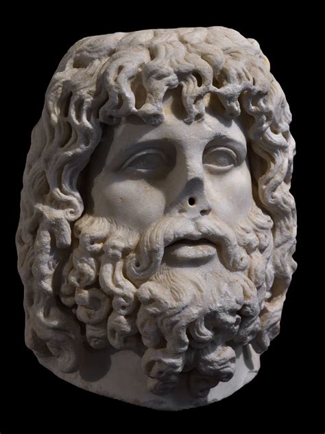 Head Of Zeus Serapis Ravenna National Museum