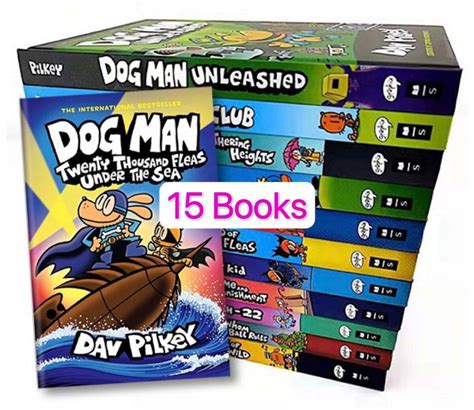 Dog Man Cat Kid Collection 15 Books Hobbies And Toys Books