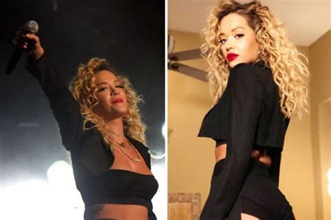 Rita Ora Teases Coachella 2018 Crowd In Naughty Crotchless Trouser Suit