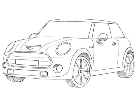 Top 20 Printable Mini Cooper Coloring Pages  Online Coloring Pages