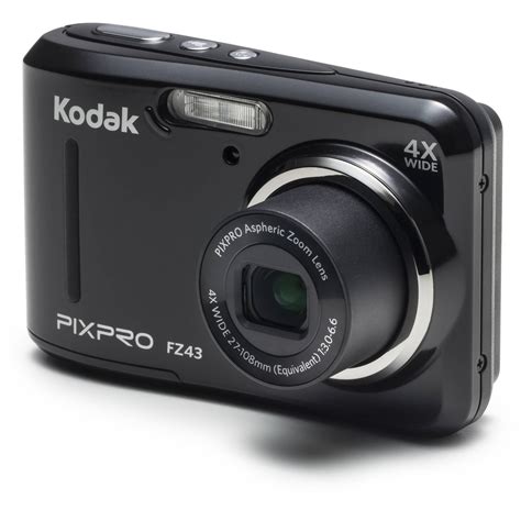 Kodak Pixpro Friendly Zoom Fz43 Bk 16mp Digital Camera With 4x Optical