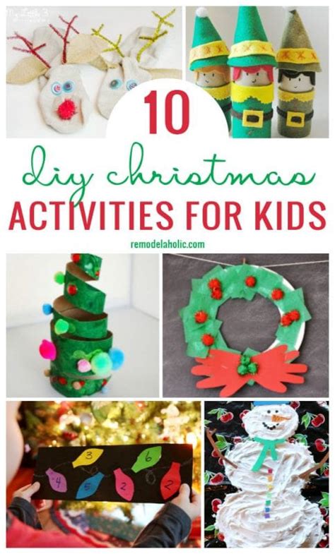 My kids are always making things, which i love, so they love to help make presents along with me. Remodelaholic | 10 DIY Christmas Activities for Kids