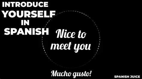 How To Introduce Yourself In Spanish Easy And Simple Spanish Lesson For