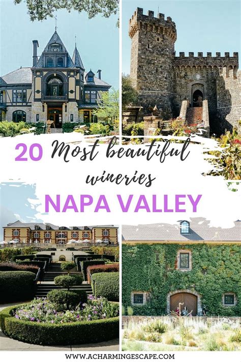 20 Most Beautiful Wineries In Napa — A Charming Escape Visiting Napa